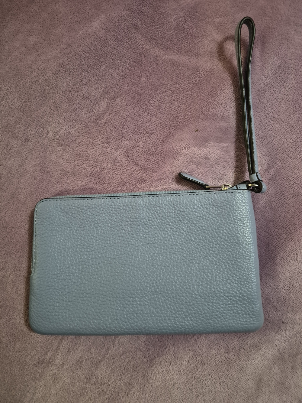Coach Pebbled Leather Backpack & Wristlet in Light Blue - Picture 8 of 12